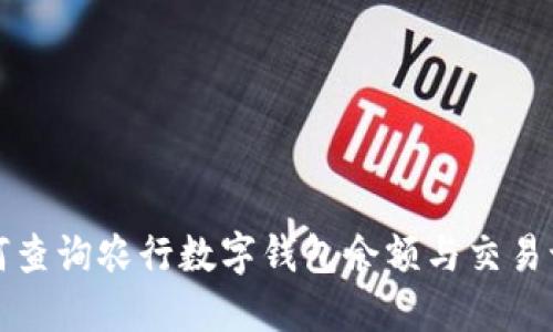 如何查询农行数字钱包余额与交易记录