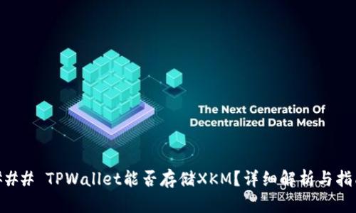 ### TPWallet能否存储XKM？详细解析与指南